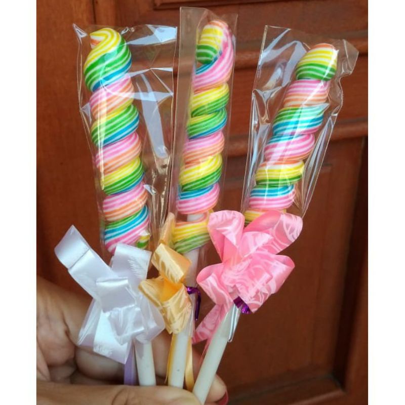 

Permen Lolipop Ulir Spiral 4 CM isi 20 pcs [Murah]