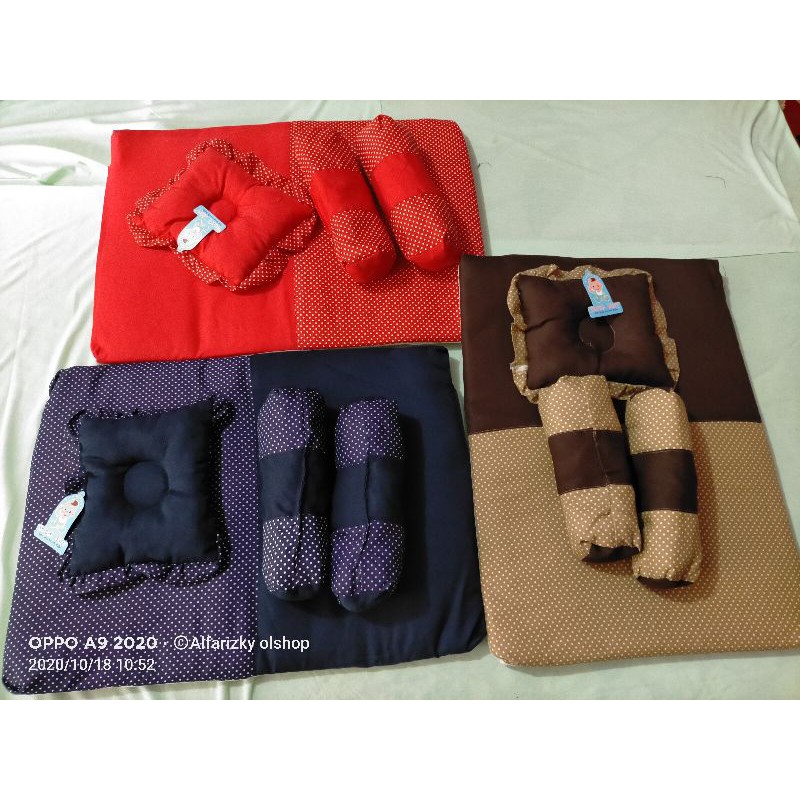 SET Matras bayi bantal peyang