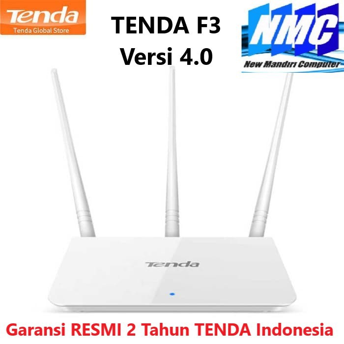 Tenda F3 Router N300 Wireless TENDA F3 ( pengganti FH303 ) LED 8