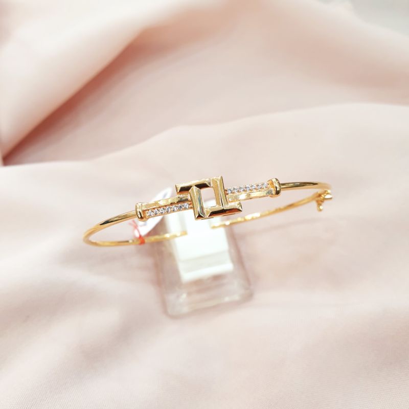 [NEW] Gelang bangle fashion permata emas asli kadar 375 8K