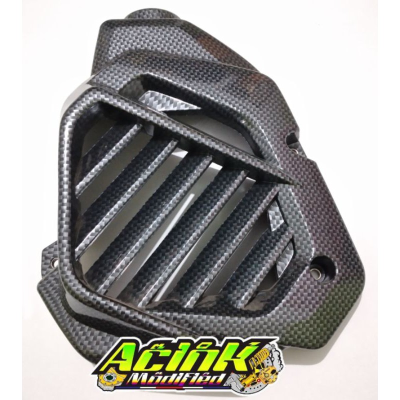 TUTUP KIPAS CARBON PCX VARIO 125 150 / TUTUP RADIATOR CARBON PCX VARIO 125 150