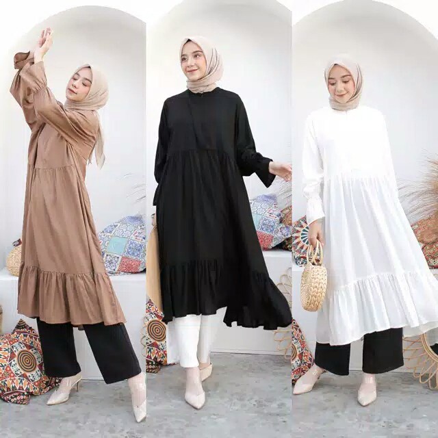 TUNIK KEYLA BANDUNG MODEL CANTIK UKURAN S/M/L/XL/XXL