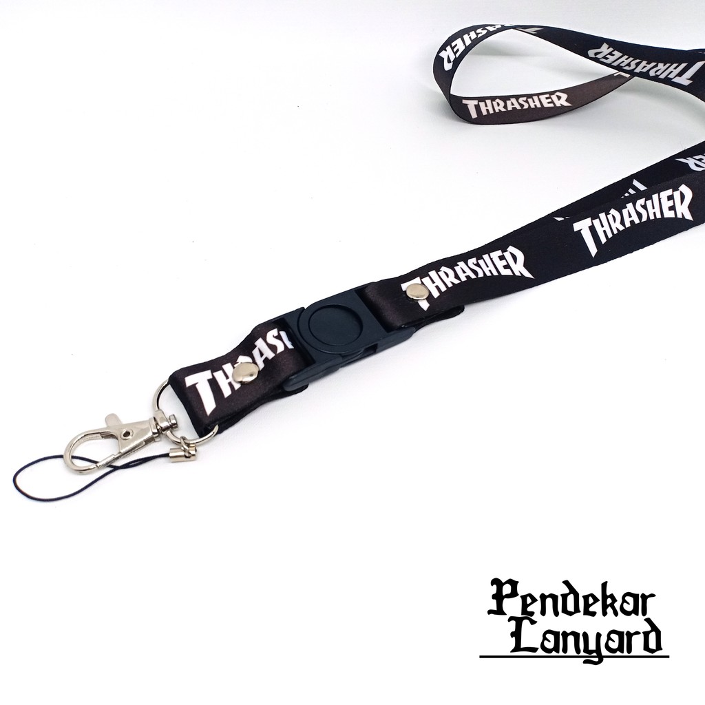 LANYARD THRASHER TALI ID CARD GANTUNGAN HP PODS NAME TAG