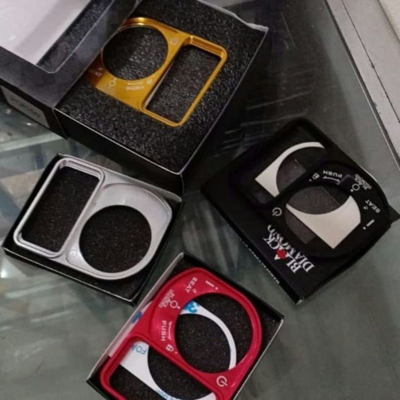 Cover kunci kontak pcx 150 adv 150 tutup kunci kontak adv 150 pcx new black diamond cnc