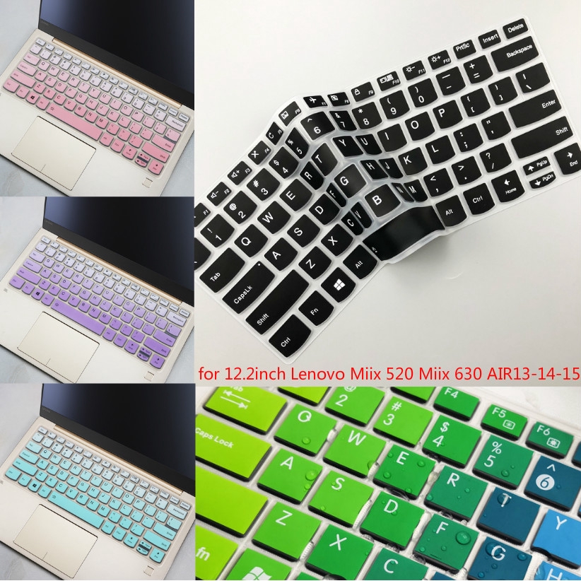 Cover Keyboard Silikon Ultra Tipis Lembut untuk Lenovo Miix 520 Miix 630 air13-14-15