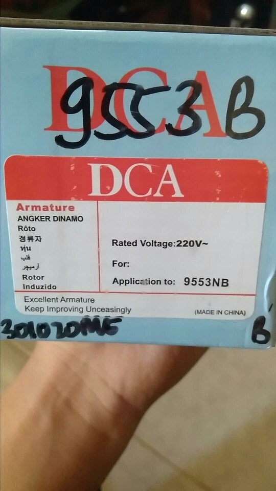 Dca Armature 9553b Angker Gerinda / Gurinda Makita Compatible