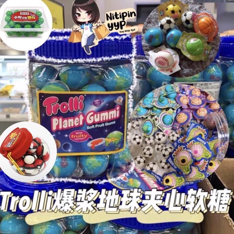 

Special Price | CnL [ASLI KOREA] Korean Trolli Planet Soccer Chewy Gummy - Permen Trolly Jelly Gummi Viral - Stella SCF Sportball Dragon Pop Eye Watermelon Pokemon Jelly Gummy (18,8gr) |Koleksi@bulan@ini