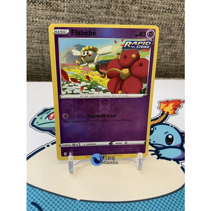 Pokemon TCG English Flabebe - 71/203 - Reverse Holo Evolving Skies