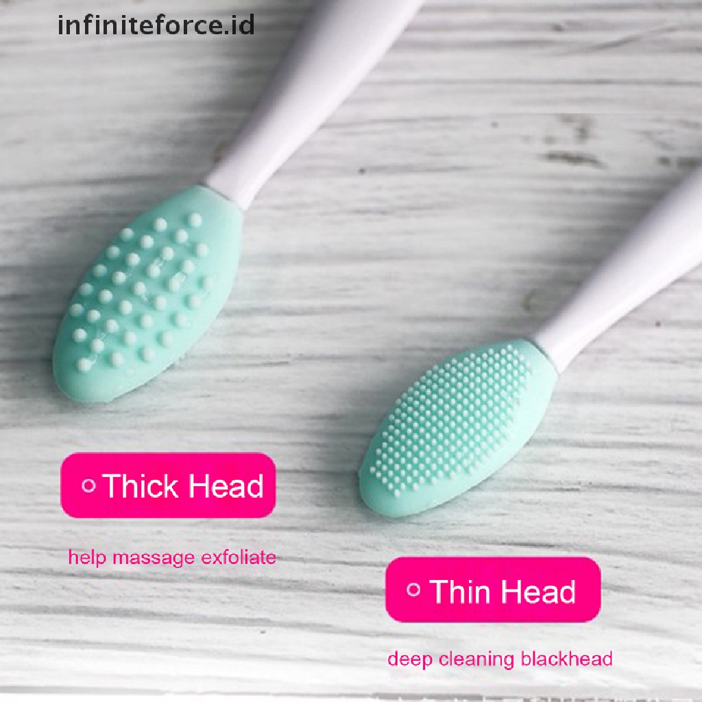 Infiniteforce.id Brush Silikon Pembersih Komedo Wajah 6 Warna