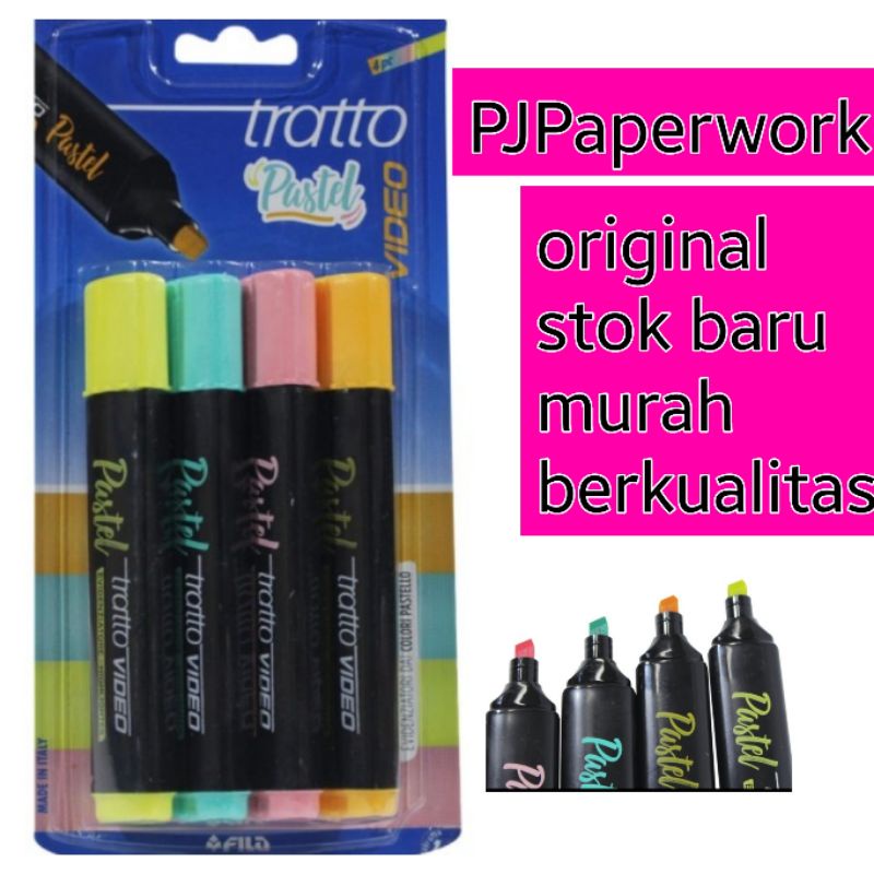 

stabilo highliter Pastel TRATTO VIDIO ITALY isi 4 colors