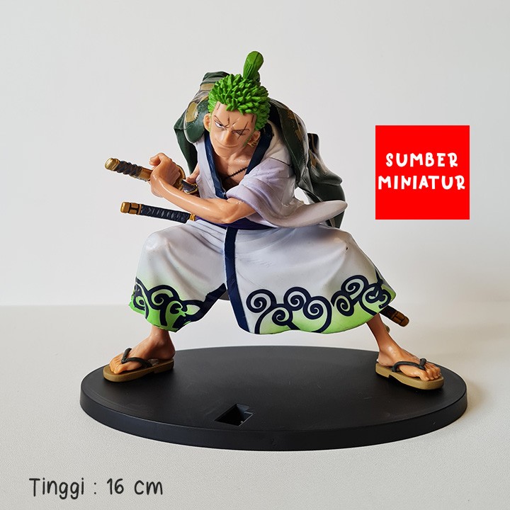 Pajangan Figure Zorojuro Roronoa Zono Wano Kuni Battle Pose