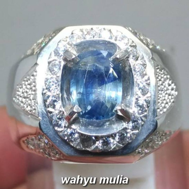 batu akik blue safir Srilangka ray