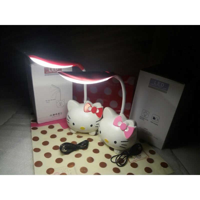 Lampu Meja Belajar Doraemon|Lampu Tidur Hello Kitty|LED Creative Table Lamp