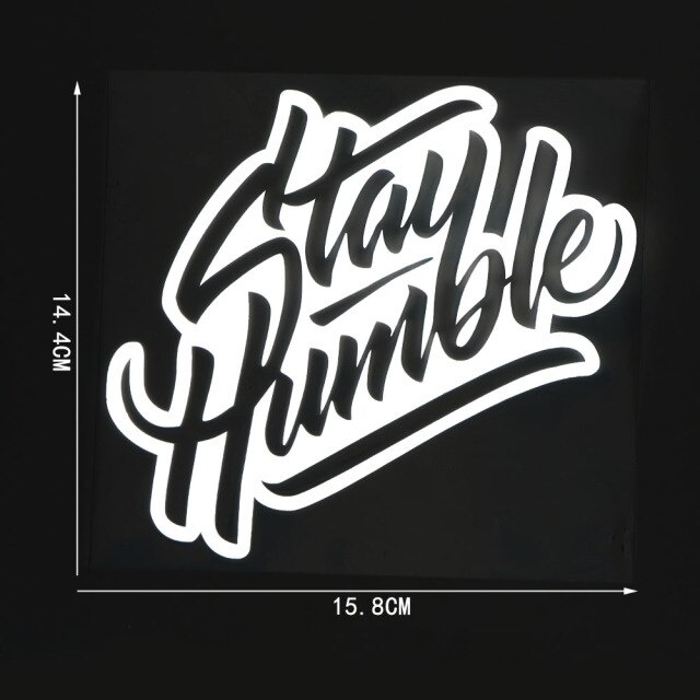 COD stiker cutting Keran Lucu Unik gambar Graffiti Stay humble stiker mobil motor sepeda tepong vesp
