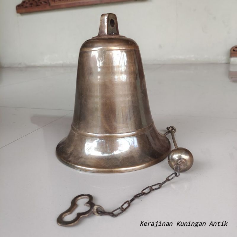 Lonceng Besar Kuningan Antik Bel pagar Lonceng sekolah Perusahaan Tempat Ibadah