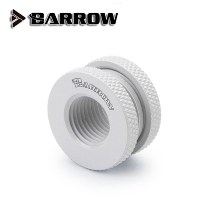 BARROW TCDZS-V1 Threaded Pass Through G1/4 F-F Fitting - White