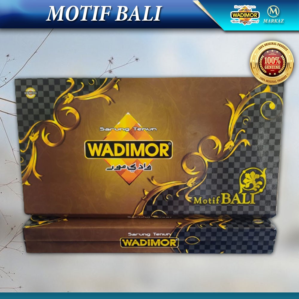 SARUNG WADIMOR PRIA TENUN MOTIF BALI  /  SARUNG WADIMOR / SARUNG WADIMOR  BALI