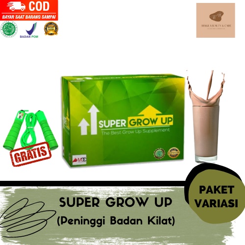 

SUPER GROW UP PENINGGI BADAN KALSIUM ZINC SUSU PENINGGI BEST SELLER