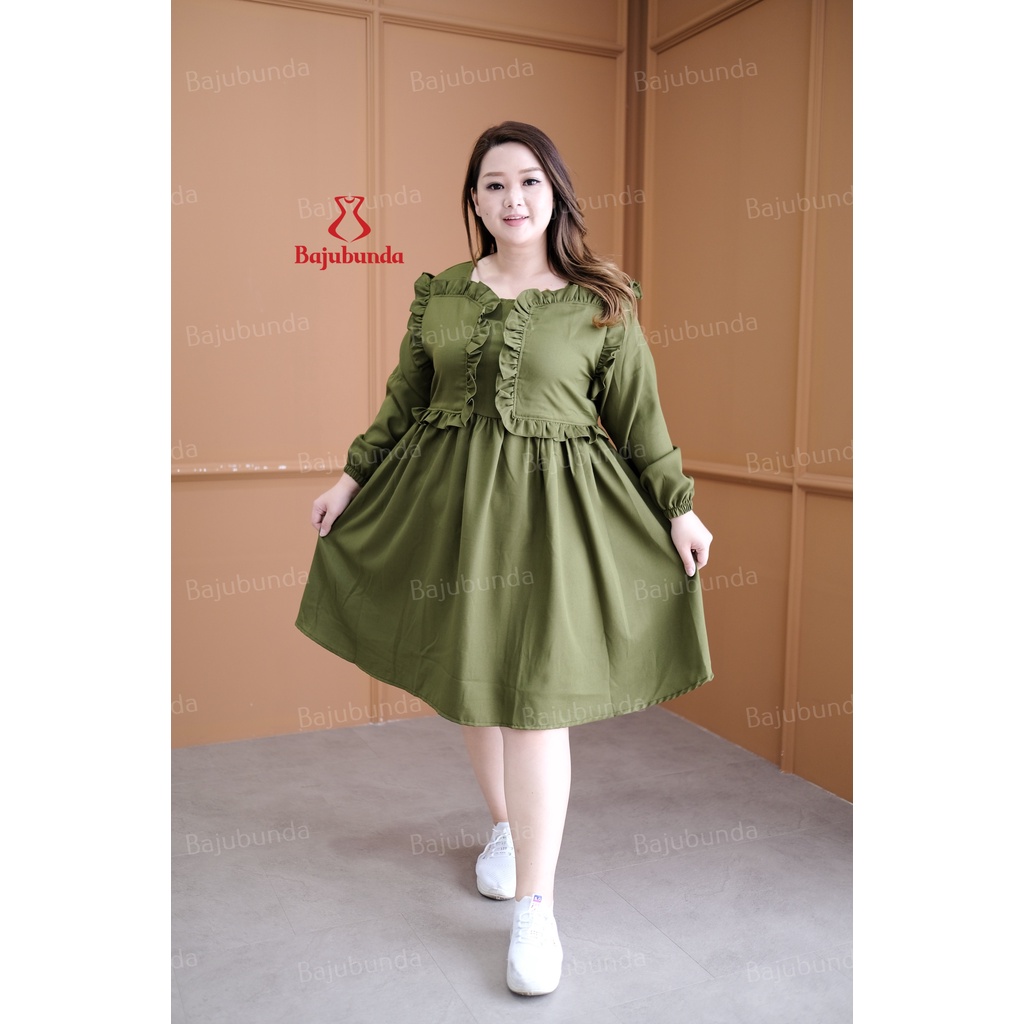 DRESS JUMBO WANITA LD 120 / BIG SIZE DRESS / DRESS KEKINIAN / DRESS KOREA / THALIA