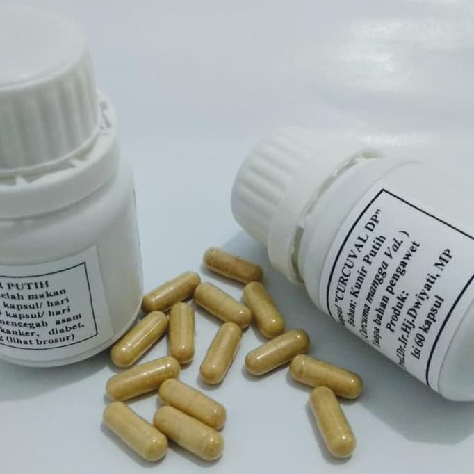 PROMO Kapsul Kunir putih Prof Dwiyati, Obat Kanker, Obat Diabetes,
