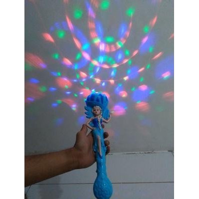 Mainan Tongkat Lampu Nyala Musik Disco Frozen LED / Lagu Let It Go / Tongkat LED