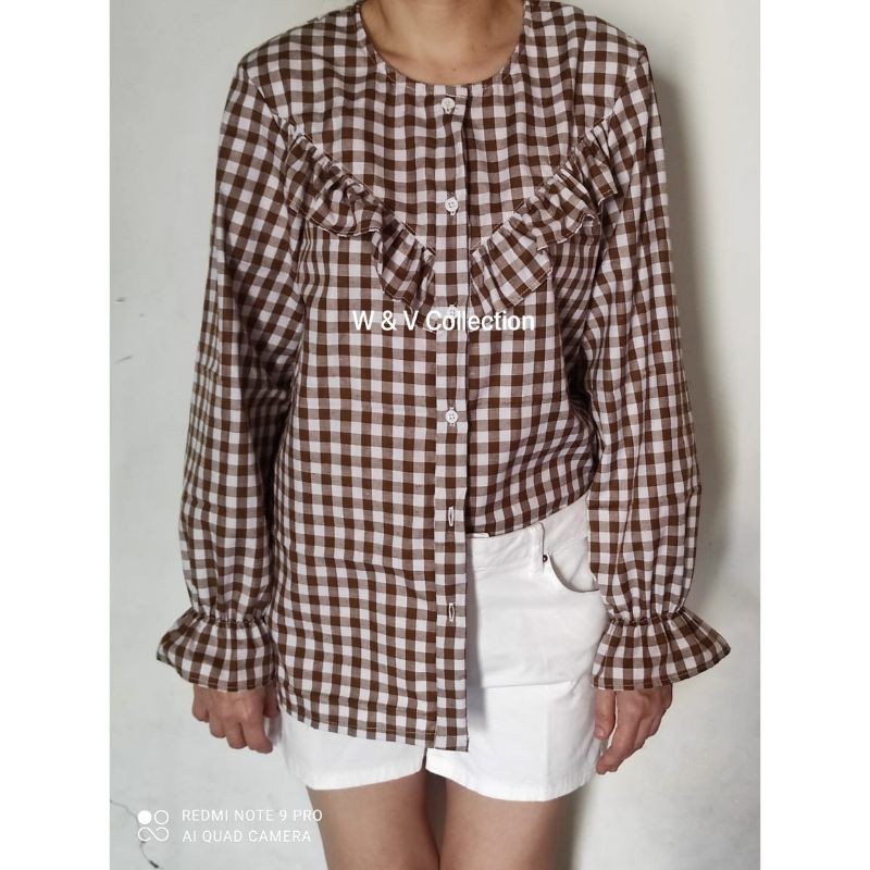 Tartan Blouse (Blouse Kotak kotak)