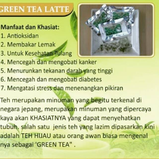 

Green tea latte