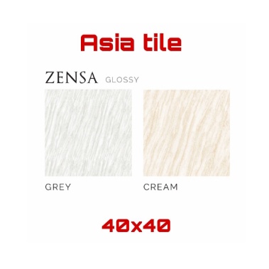 ZENSA GLOSSY UK.40X40 DINDING LANTAI KERAMIK PLATINUM ASIA TILE