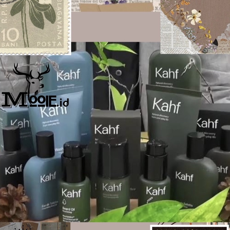 MOOIE.ID - Face Wash Kafh / Body & Shampo Kafh Men / Sabun Wajah Kahf / Parfum Kafh / Deodorant Kahf