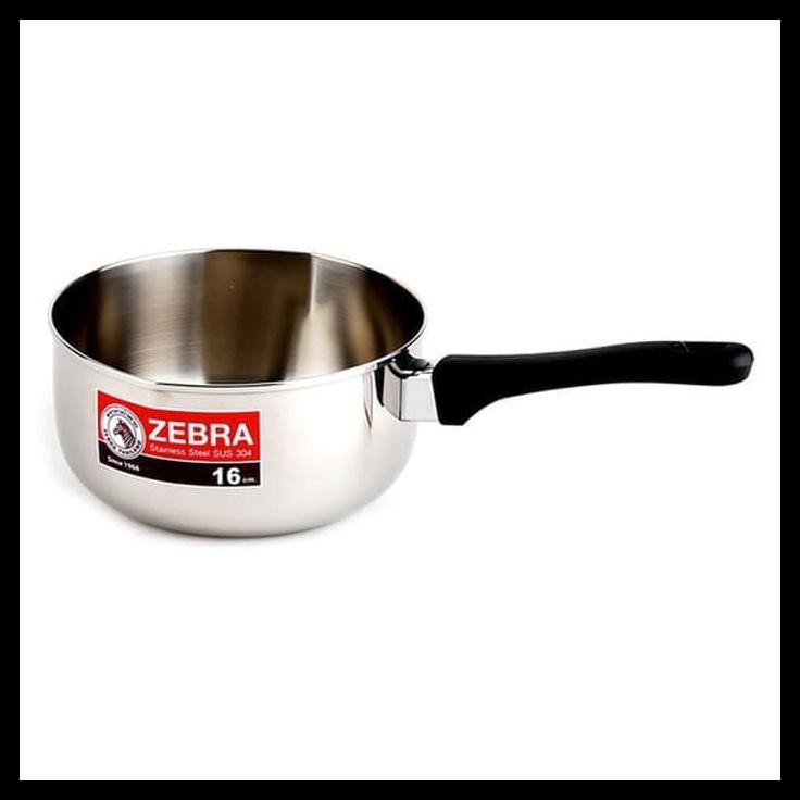Cuci Gudang Sacepan Zebra 166307 // Panci Masak Mie 16 Cm Zebra Thailand