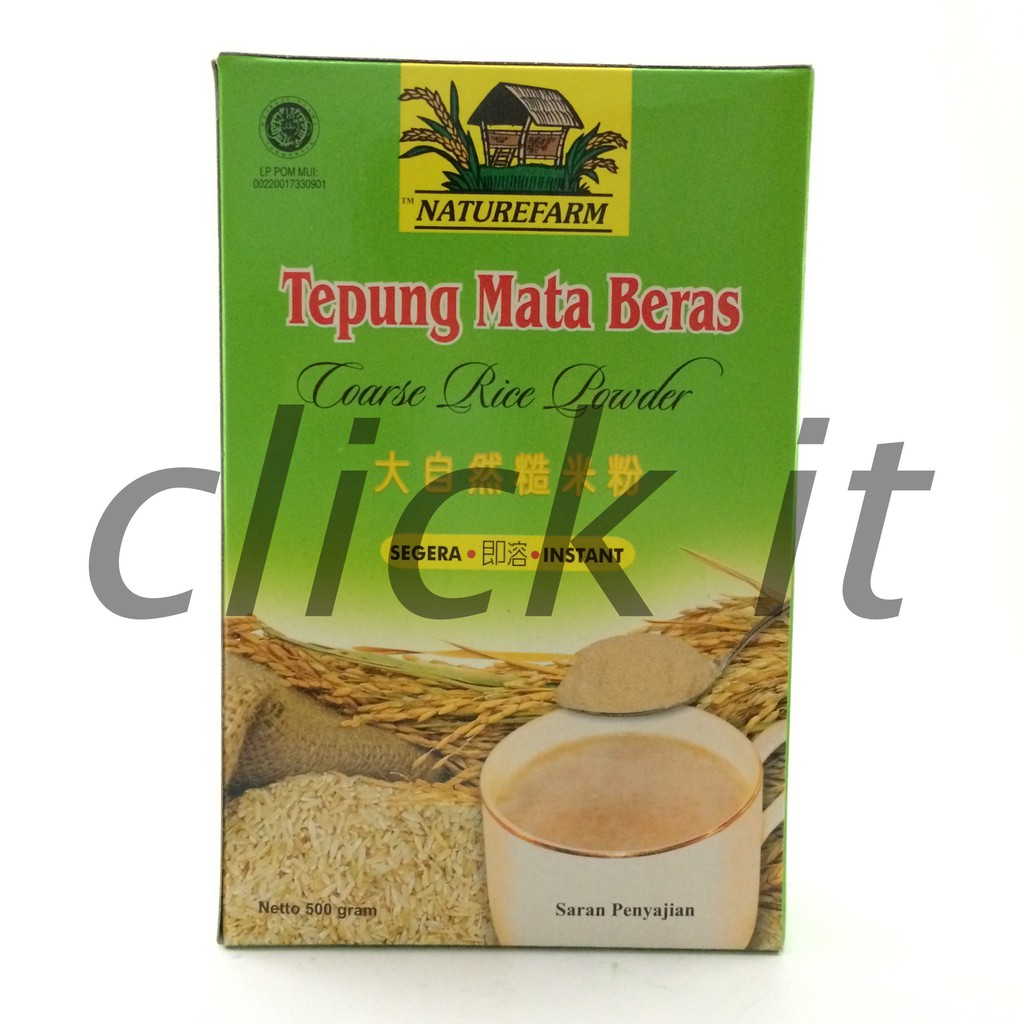 

Tepung Mata Beras Naturefarm 500 gram