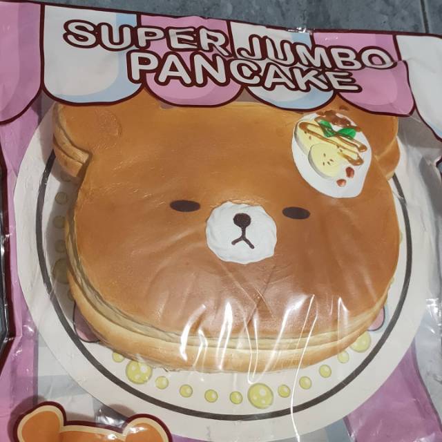 Squishy super jumbo pancake banana punimaru preloved murah / squishy murah