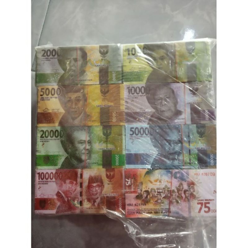 Uang Mainan Ori 1 ikat ±1000 lembar