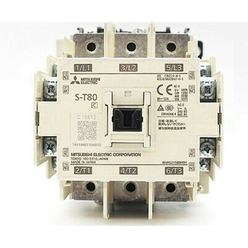 KONTAKTOR CONTACTOR MITSUBISHI ST80 S-T80 S-T 80 220V AC ORIGINAL