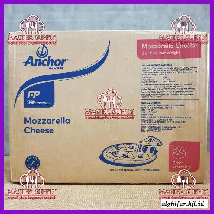 

Ujekujek- Mozarella Blok Anchor Repack 500 Gr/ Mozarella Blok 0.5 Kg -Original.