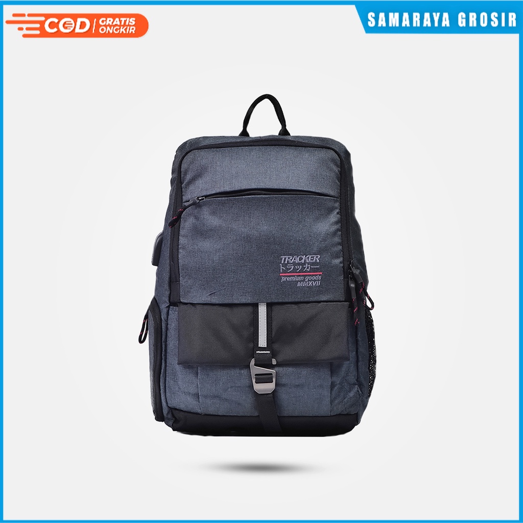 Tas Ransel Tracker Magical Urban USB - ORIGINAL TRACKER - Tas Kerja / Laptop - Tas Pria Fashion Casu