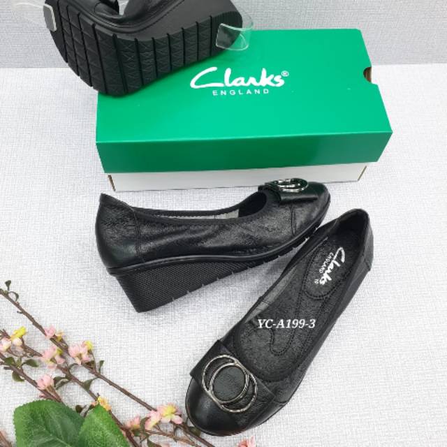 Sepatu clarks wedges YC-A199-3 &amp; YC - 191- 1 / SEPATU CLARKS WANITA