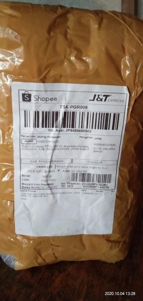 Jollie -alat Dapur Pasta Maker 8150 Pembuat Mie / Pasta Maker / Gilingan Mie Mtj