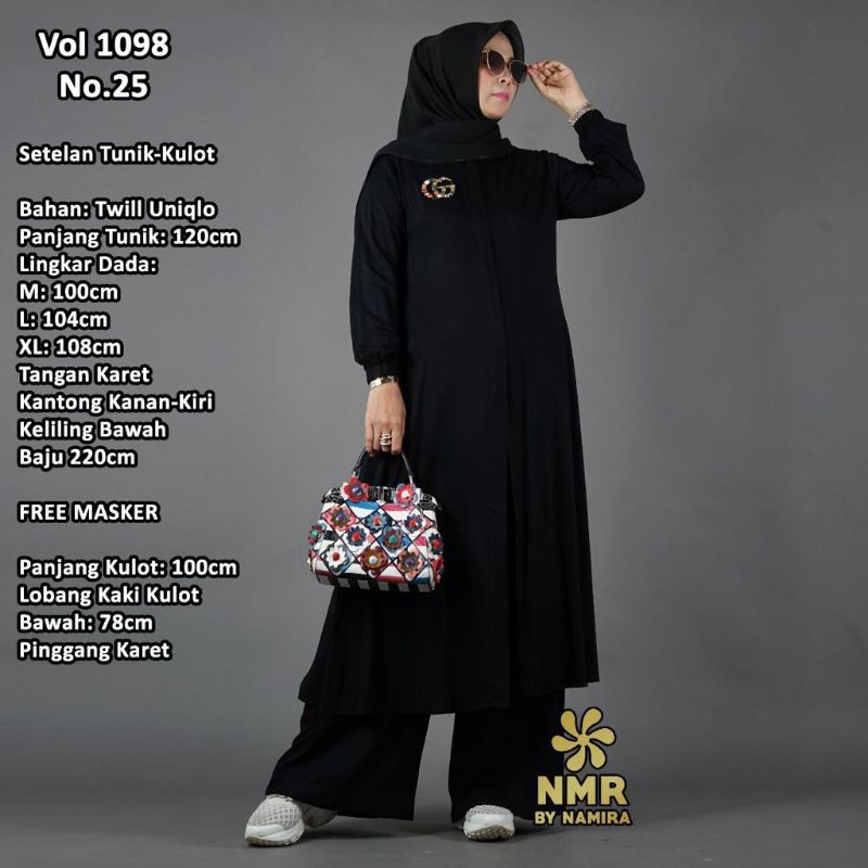 Setelan kulot ory NMR by namira/bahan super adem