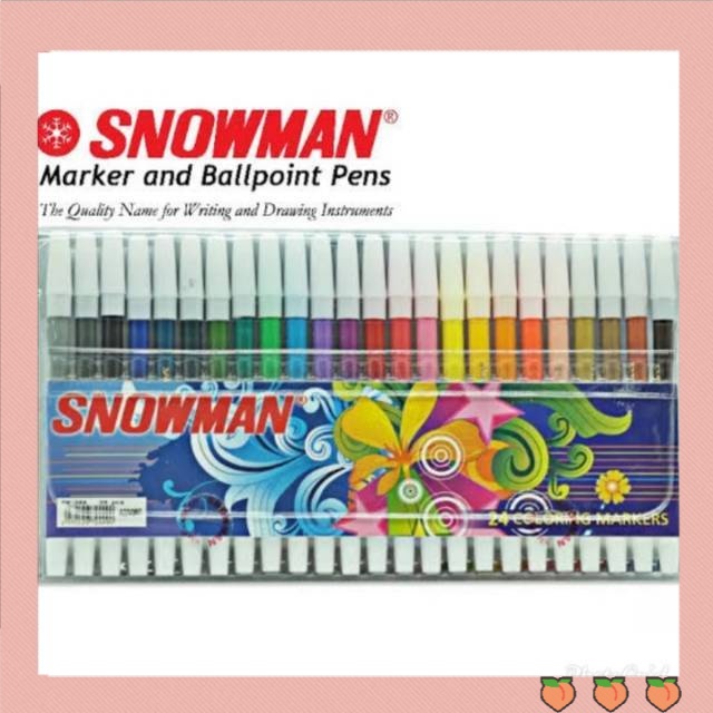 

Spidol Snowman 24 warna