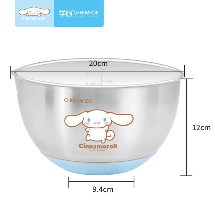 Chefmade CL5008 Cinnamoroll stainless mixing bowl /mangkok kocok kue/ bowl mixing adonan