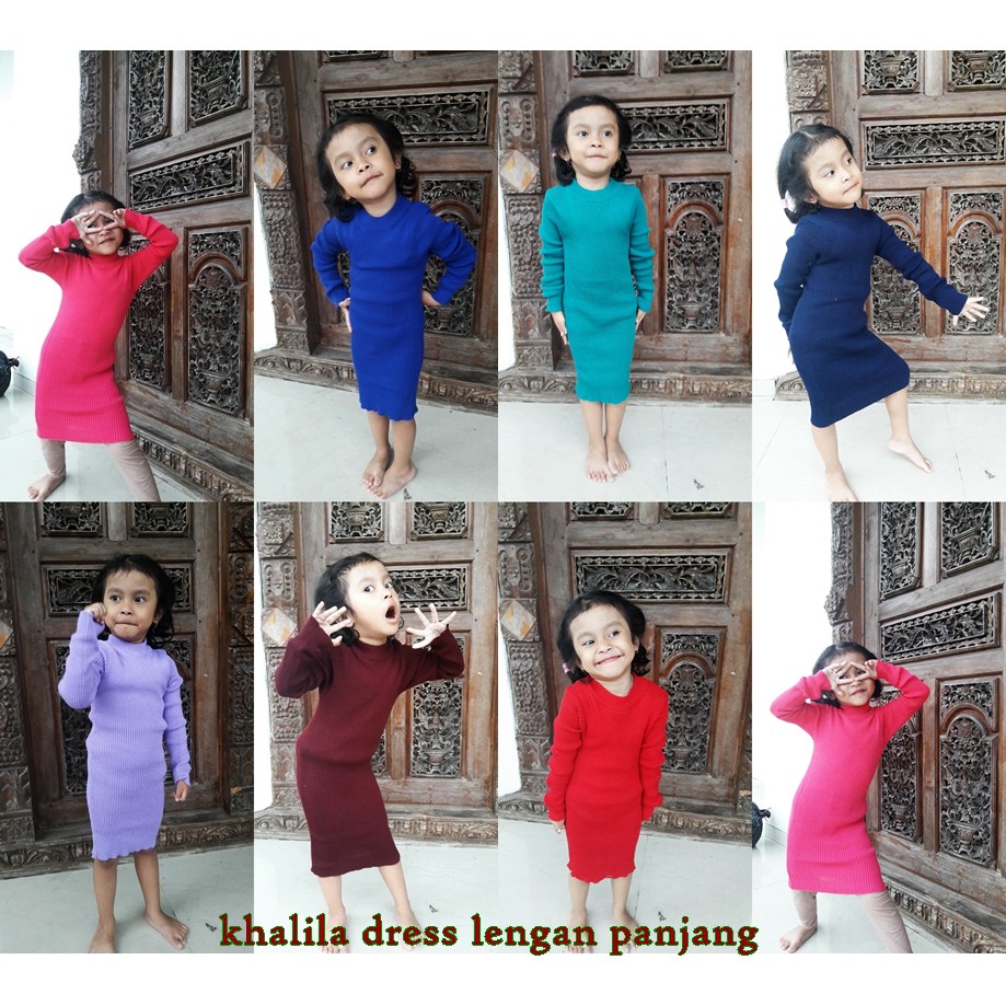 Dress Anak  Adila Dress Baju Rajut Anak