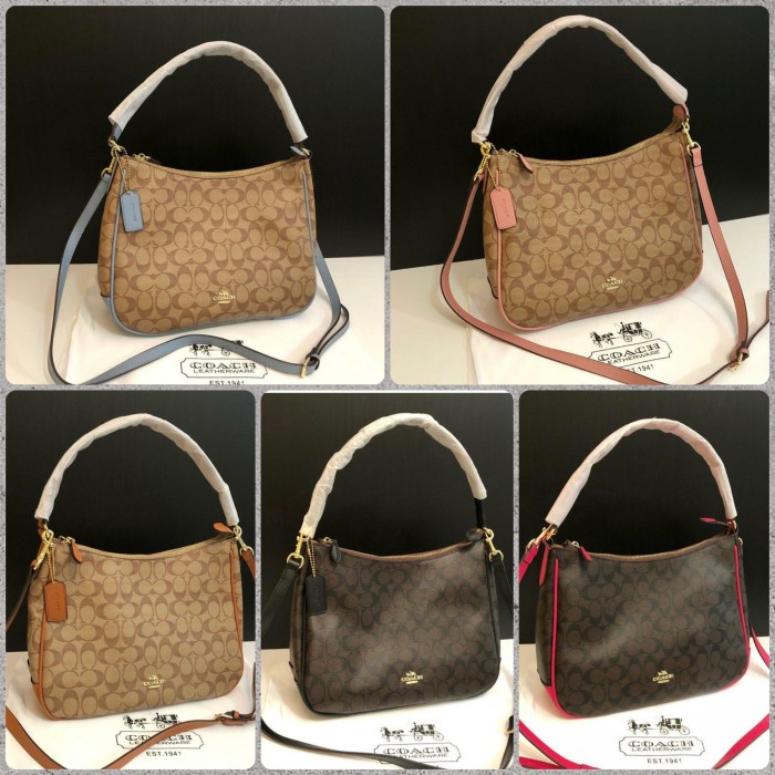 

(TERLARIS) TAS BRANDED C0ACH H0BO PREMIUM BAG 33cm FREE PAPERBAG