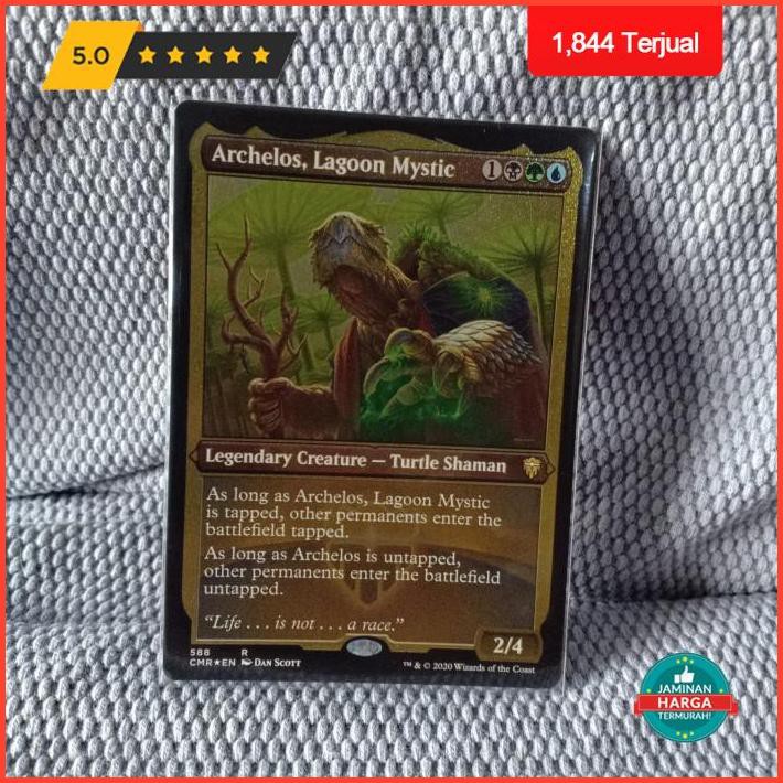 Big Sale Archelos Lagoon Mystic Archelos Etched Foils Mtg Commander Legends Limited Shopee Indonesia