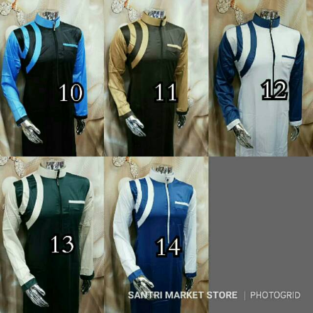 Gamis alharamain / jubah alharamain / gamis alharomain kombinasi