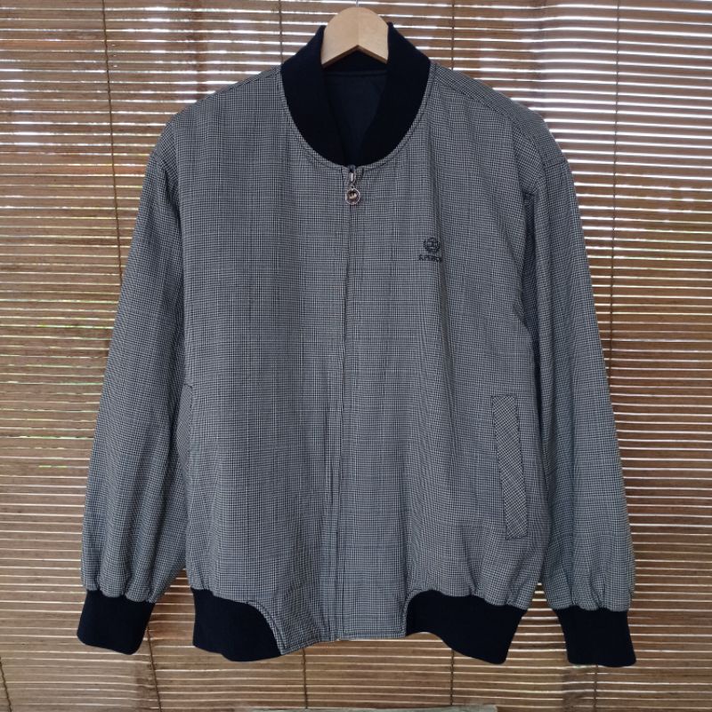 varsity jaket. jaket. varsity. second brand. jaket cowok. jaket pria. varsity tartan.