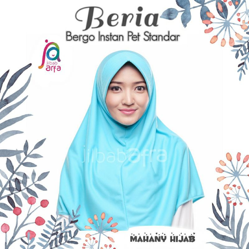 Jilbab Afra Beria Biru Langit