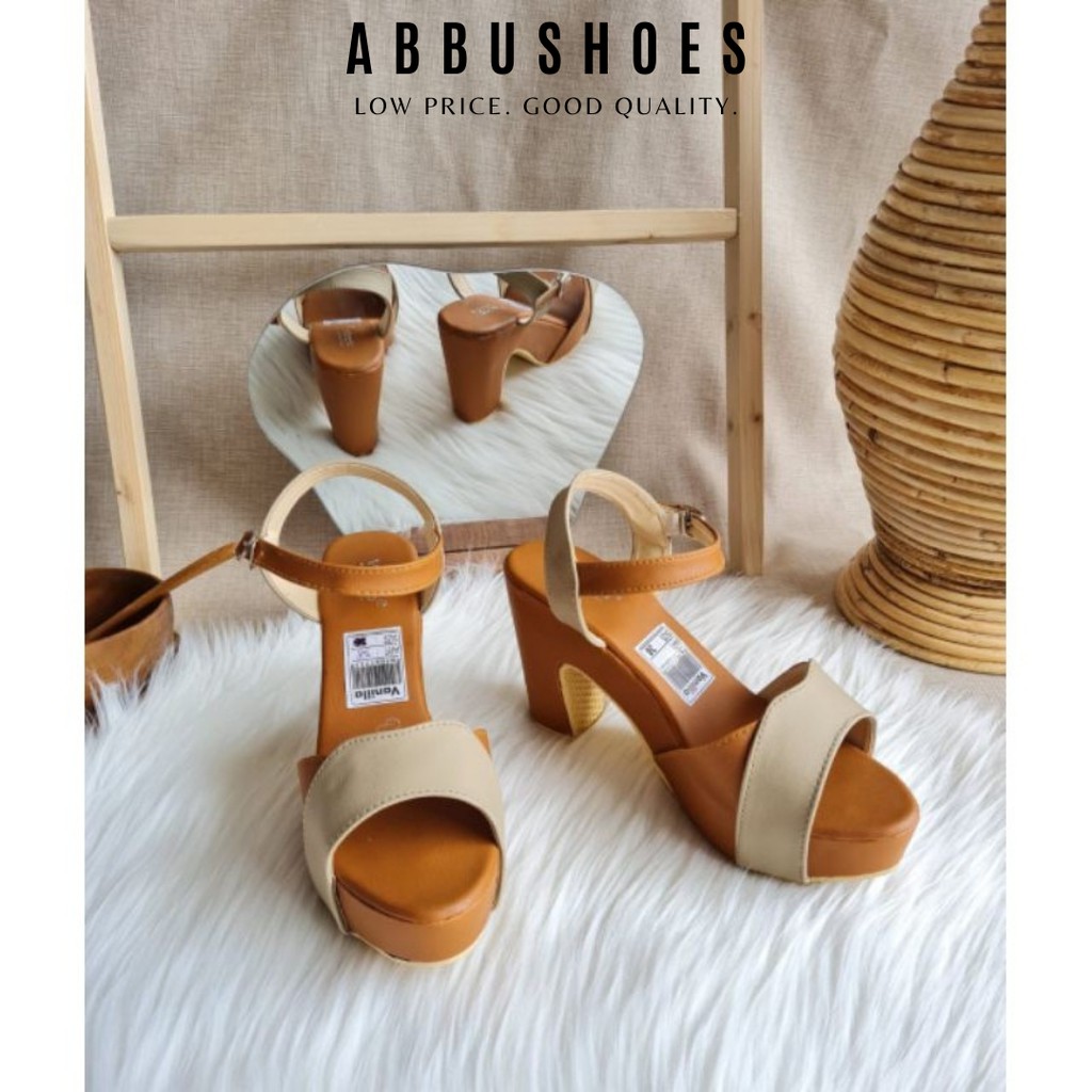 ABBUSHOES Dh 211 High Heels Tinggi 9cm bahan Sintetis Murah dan Berkualitas