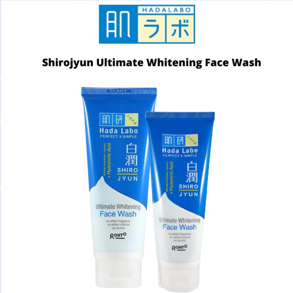 ⭐️ Beauty Expert ⭐️ Hada Labo Hadalabo Shirojyun Ultimate Whitening Face Wash Sabun Wajah