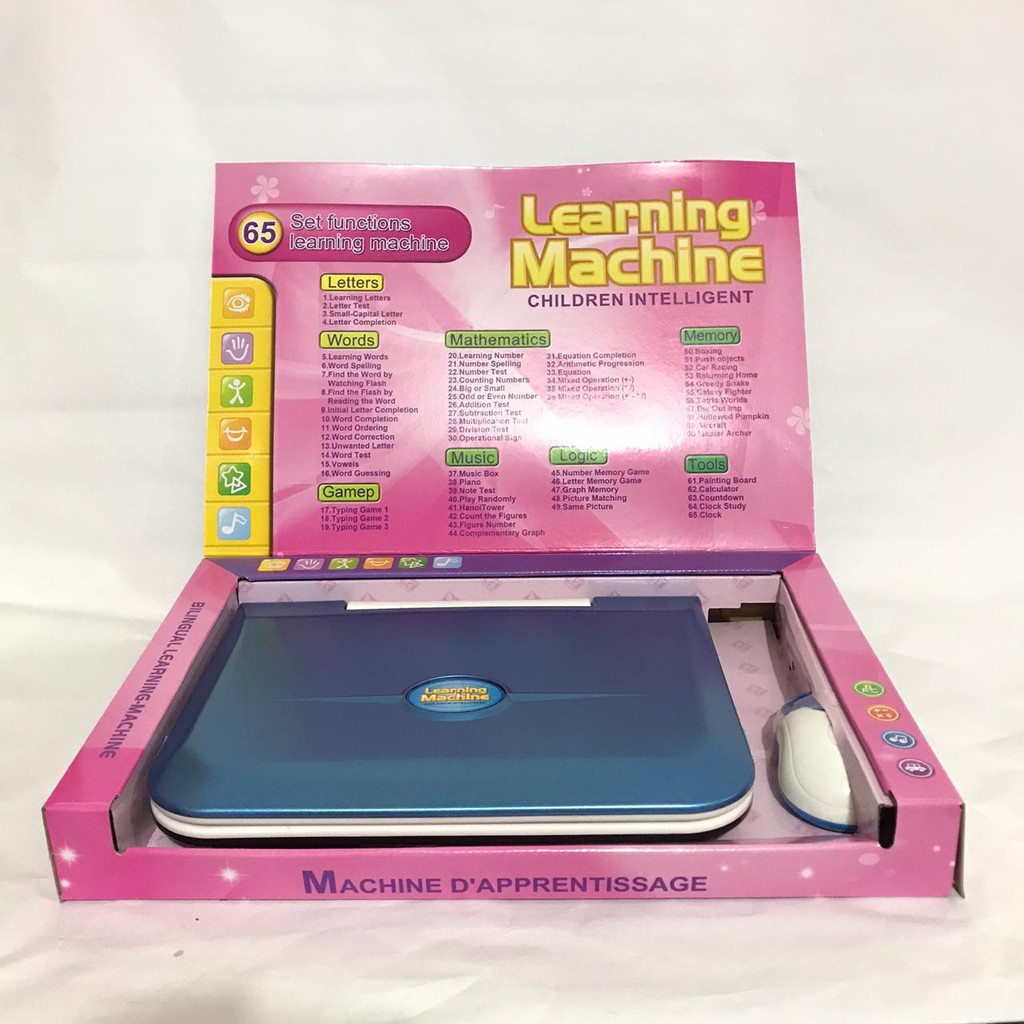 ALAT BANTU BELAJAR ANAK NOTEBOOK LEARNING MACHINE / MAINAN LAPTOP BELAJAR